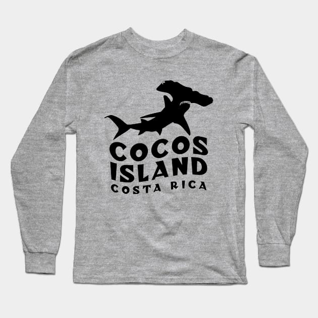 Hammerhead Shark Diving In Costa Rica - Cocos Island Long Sleeve T-Shirt by TMBTM